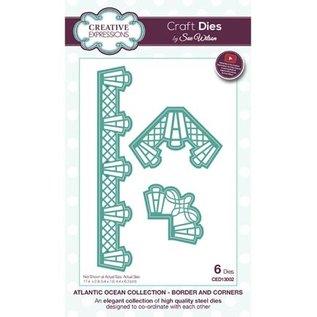 CREATIVE EXPRESSIONS und COUTURE CREATIONS cutting dies, Creative Expressions,  Border with Corner