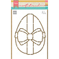 Dutch DooBaDoo Art template, large Easter egg, 149 x 210 mm