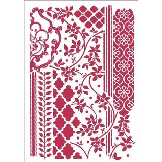 Modellieren Stencil Art Stamperia A4 Mixed Tapestries, per modellazione, rilievo, ecc.