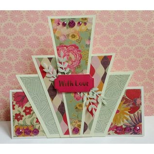 Crafter's Companion Designersblock, peint des fleurs