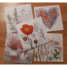 DECOUPAGE AND ACCESSOIRES Decoupage-servetten, set van 5