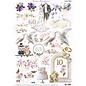 Bilder, 3D Bilder und ausgestanzte Teile usw... A4, die cut sheet, valentine and wedding