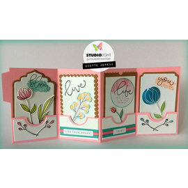 Studio Light Stempel, A6, blomster, Karin Joan Blooming Collection nr.03