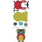 Docrafts / X-Cut X-corte, plantilla de perforación, A5 Set (9pcs) - Owl