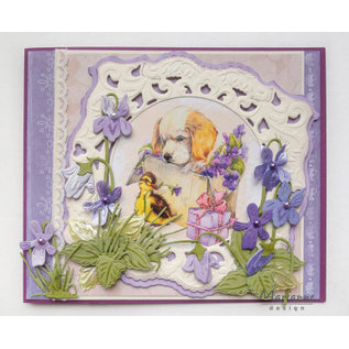 Marianne Design Foglio illustrativo, A4, pulcino, coniglio, cane e gatto