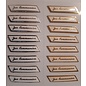 STICKER / AUTOCOLLANT 3D sticker with metallic effect, for communion in a choice: in gold or silver