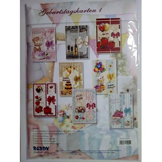 BASTELSETS / CRAFT KITS Bursdagskort sett og andre anledninger, for 8 kort!