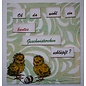 Craftemotions Motif stamp, A6, cute chick 10 motifs