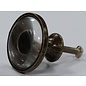 LaBlanche Metal knob with glass cabochon - large, 2 different ones to choose from