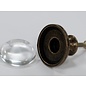 LaBlanche Metal knob with glass cabochon - large, 2 different ones to choose from