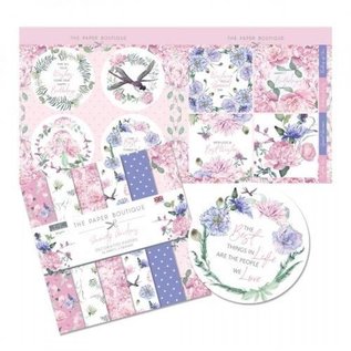 Karten und Scrapbooking Papier, Papier blöcke NIEUW! Papierblok, Serenity Garden, 36 vellen, 6x6 ontwerpen, 20 x 20 cm, 160/300 gsm + 32 toppers!