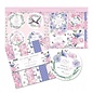 Karten und Scrapbooking Papier, Papier blöcke NEU! Papierblock,  Serenity Garden, 36 Blatt, 6x6 Designs,  20  x 20 cm, 160 / 300 gsm + 32 Toppers!