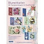 Ensemble d'artisanat, pour concevoir 10 cartes de fleurs avec du papier transparent!