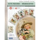 Luxus Bastelmappe,  Komplett zur Gestaltung von 12 Karten + 12 Mini Kärtchen!  Weihnachten