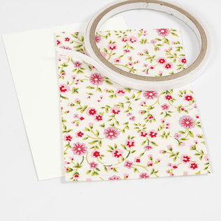 Karten und Scrapbooking Papier, Papier blöcke ¡Papel exclusivo hecho a mano, A4 21x30 cm, 110 g, jardín de flores, 20 hojas!