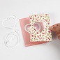 Karten und Scrapbooking Papier, Papier blöcke Exclusive, handmade paper, A4 21x30 cm, 110 g,, flower garden, 20 sheets!