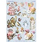 Die cut sheet Easter Vintage