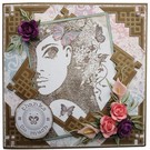 Joy!Crafts / Jeanine´s Art, Hobby Solutions Dies /  Gennemsigtige frimærker, Silhouette Lady