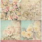 LaBlanche Designerpapier, 30,5 x 30,05 cm, doppelseitig bedruckt, Vintage