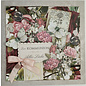 LaBlanche Papier design, 30,5 x 30,05 cm, imprimé des deux côtés, collage de fleurs