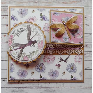 Karten und Scrapbooking Papier, Papier blöcke NOUVEAU! Bloc de papier, Serenity Garden, 36 feuilles, motifs 6x6, 20 x 20 cm, 160/300 g / m² + 32 toppers!