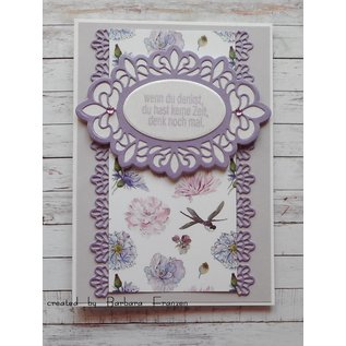 Karten und Scrapbooking Papier, Papier blöcke NOUVEAU! Bloc de papier, Serenity Garden, 36 feuilles, motifs 6x6, 20 x 20 cm, 160/300 g / m² + 32 toppers!