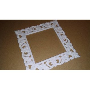 NEW! 3D printing decorative frame 9.0 cm, 2mm thick, made of plastic