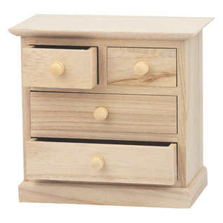 Holz, MDF, Pappe, Objekten zum Dekorieren 1 wooden cabinet, for decorating and storing ribbons, embellishments, etc.