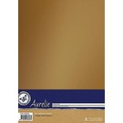 AURELIE 10 feuilles, papier cartonné, 250gr., Avec un aspect luxueux avec un éclat doux en or