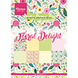 Marianne Design Almohadilla de diseño, Floral Delight, A5, diseños 4x8