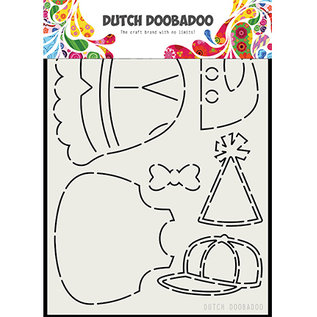 Dutch DooBaDoo Art template DDBD Dutch Mask Art, clothes for the bear