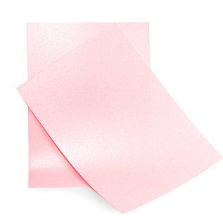 Elegant skinnende A4-papir Baby Pink