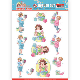 Yvonne Creations Yvonne Creations, Collection Bubbly Girls, 8 feuilles!