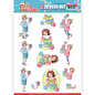 Yvonne Creations Yvonne Creations, collezione Bubbly Girls, 8 fogli!