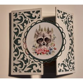 A4 book with lots of pretty motifs! for 24 cards!