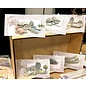 BASTELSETS / CRAFT KITS 2 dreamlike handicraft sets, for 12 cards! Country Houses!