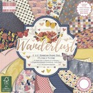 Karten und Scrapbooking Papier, Papier blöcke Paper block "Wanderlust", 15.2 x 15.2 cm