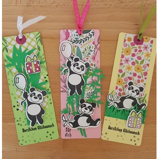 Marianne Design Eline's animals - Panda's, stamps and punching templates package package: 150 x 210 mm