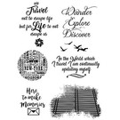 Stempel / Stamp: Transparent Stempel, Transparent, englische Sprüche: Sentiment