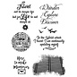 Stempel / Stamp: Transparent Stempel, Transparent, englische Sprüche: Sentiment