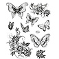 VIVA DEKOR (MY PAPERWORLD) Viva Decor, stamp motif set: butterflies, 14 x 18 cm