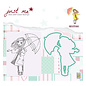 Nellie Snellen Stamp + punching template, "Just Me Autumn weather"