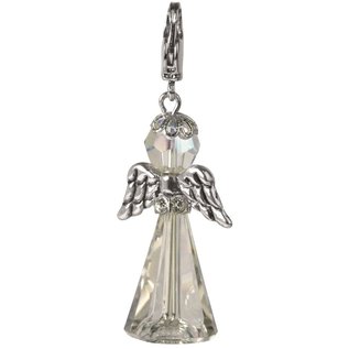 Craft kit Crystal Guardian Angel, 3.2 x 2 cm with carabiner, moonstone