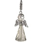 Håndværkssæt Crystal Guardian Angel, 3,2 x 2 cm med karabinhoved, månesten