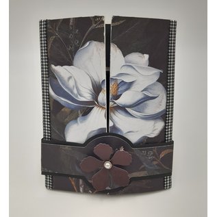 Docrafts / Papermania / Urban Motiv Papier, Dark Florals, 15,5 x15,5 cm, 50 Blatt!! 160 gsm!