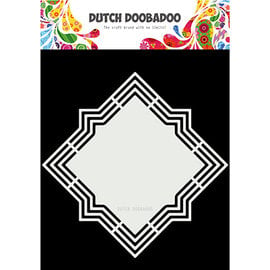 Dutch DooBaDoo Kunststencil, Dutch Shape Art Lola, 210 x 210mm