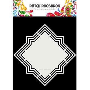 Dutch DooBaDoo Kunststencil, Dutch Shape Art Lola, 210 x 210mm