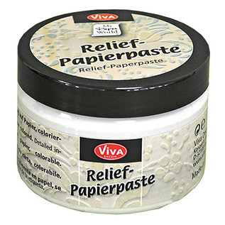 VIVA DEKOR (MY PAPERWORLD) Relief-Papierpaste, altweiß, 150ml