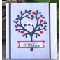 Wild Rose Studio`s Wild Rose Studio`s estampage et gaufrage pochoir "Love arbre aux oiseaux"