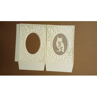 Punch stencils, Vintasia, decorative frames with owls